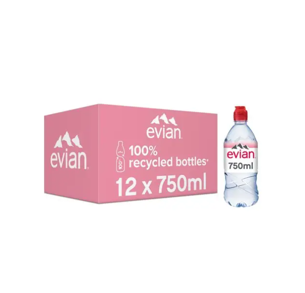 Best Natural Mineral Still Water Lunch Healthy Drink Hydrate - Evian Natural Spring Water