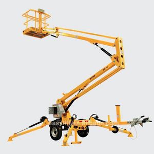 Cherry Picker/ 22m DC Diesel Towable Trailer Cherry Picker Wheels Spider Articulated Telescopic Boom Lift