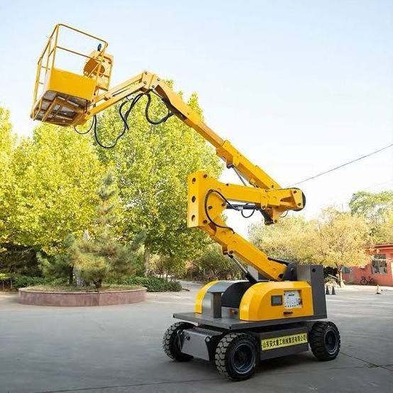 Cherry Picker/ 22m DC Diesel Towable Trailer Cherry Picker Wheels Spider Articulated Telescopic Boom Lift