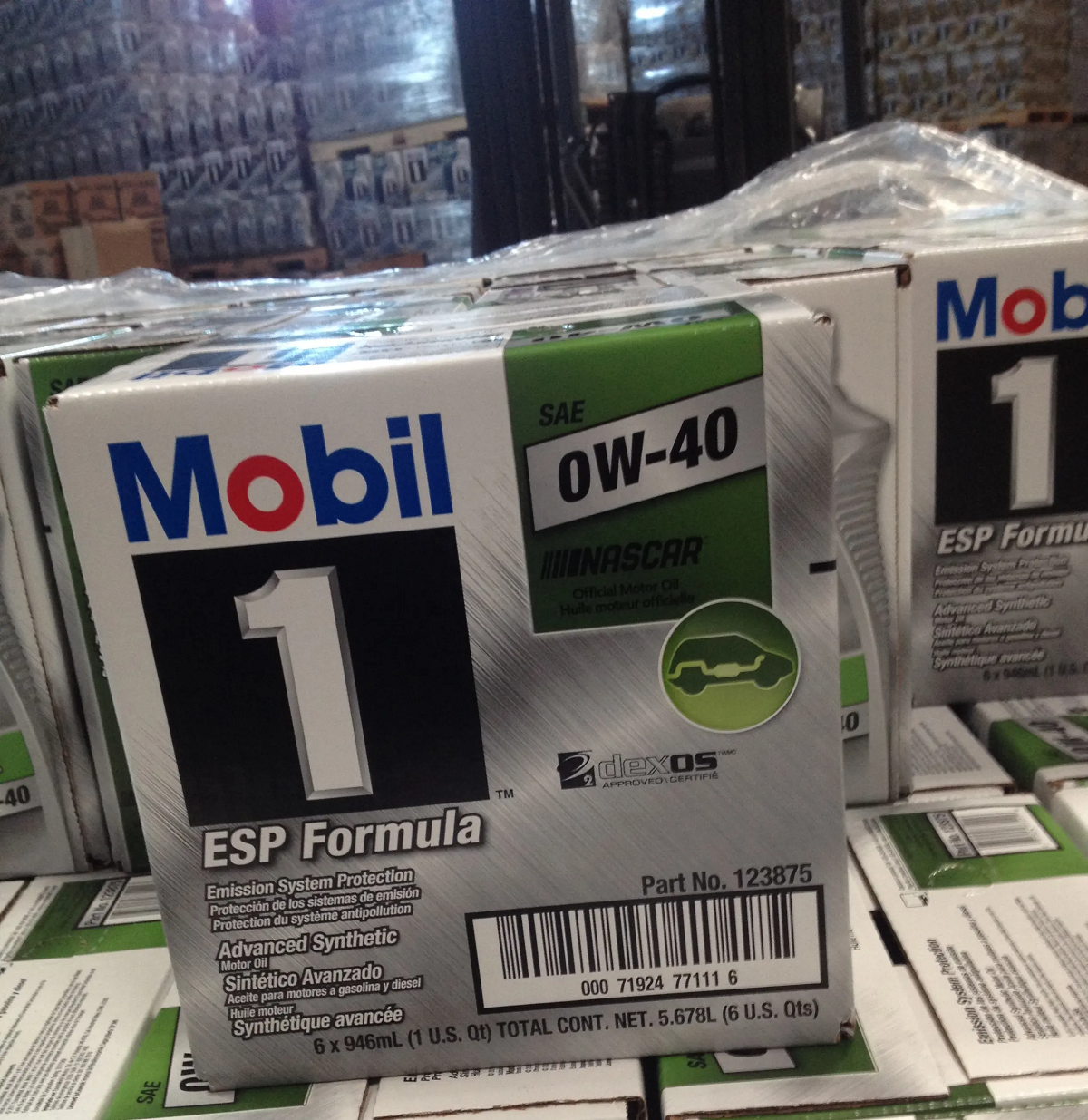 Mobil 1 ESP Full Synthetic 0W-40 Motor Oil 1- Quart Bottle ( Pack of 6) Exported from America