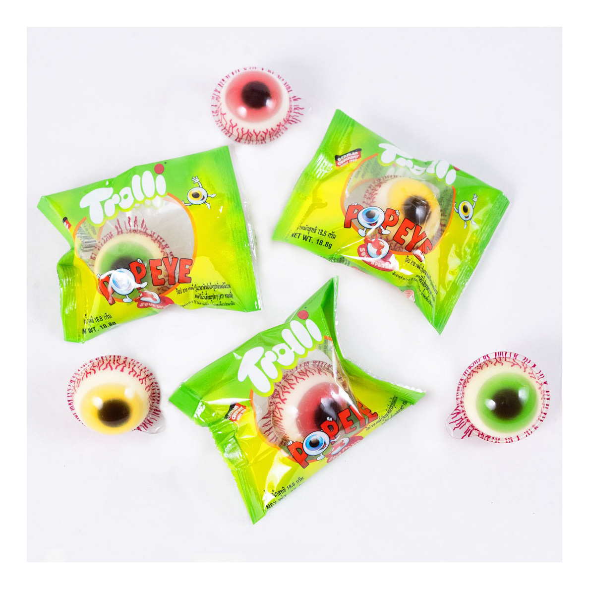 Trolli Pop Eye Gummy Candy 37.6g x 7