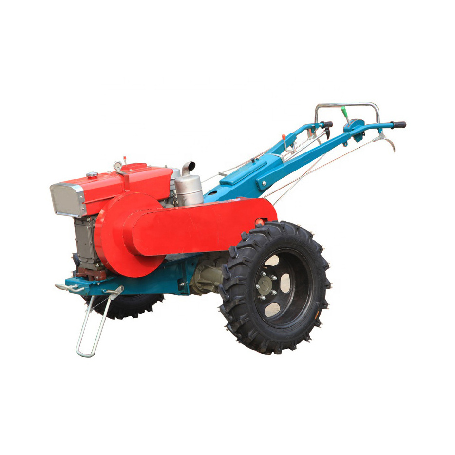 two wheel farm garden cultivators cheap mini hand tractors small tiller walking tractor with diesel engine