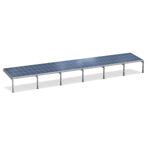 Soloport Brand Carport Sun Shade PP12-G37800 One-Sided 6 Fields With 90 Solar Modules Car Park Canopy