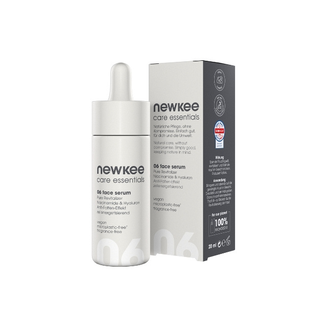 German Brand Newkee Care Essentials Intensive Moisturizing Face Serum For Strengthening The Barrier Function