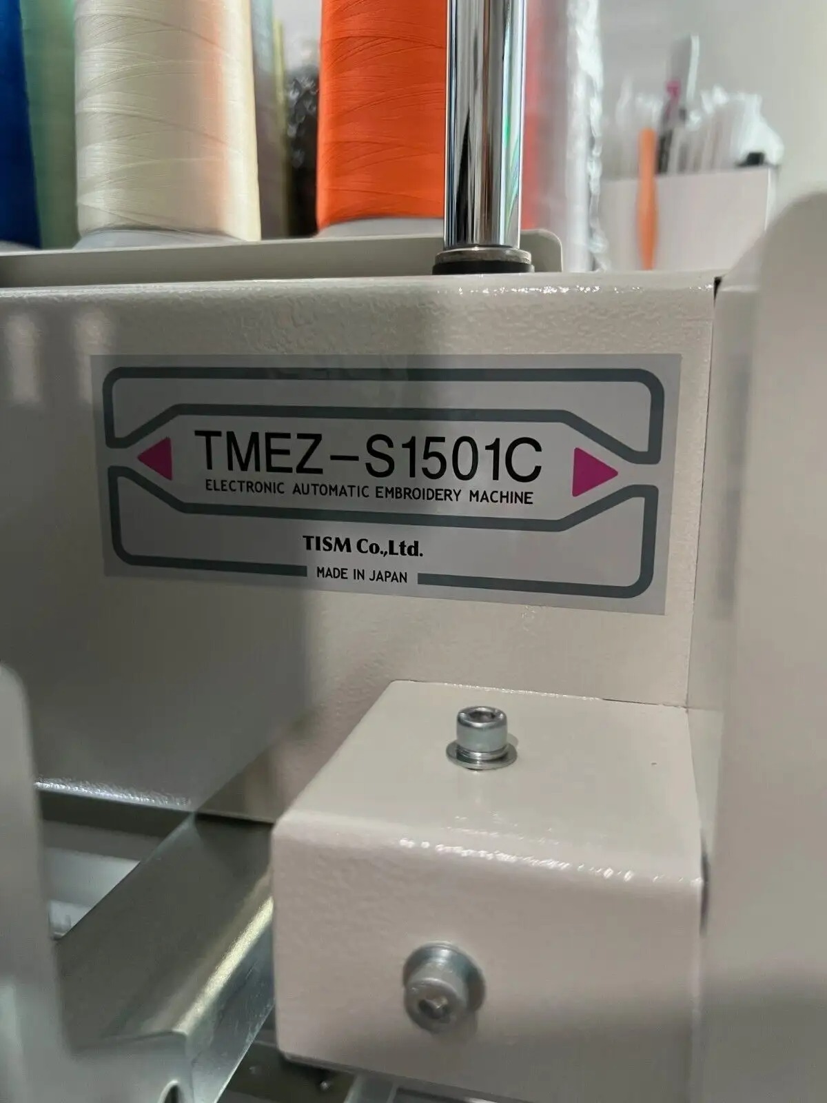 Tajima TMEZ-S1501C 15 Needles Single Head Commercial Heavy Duty Computer Embroidery Machine