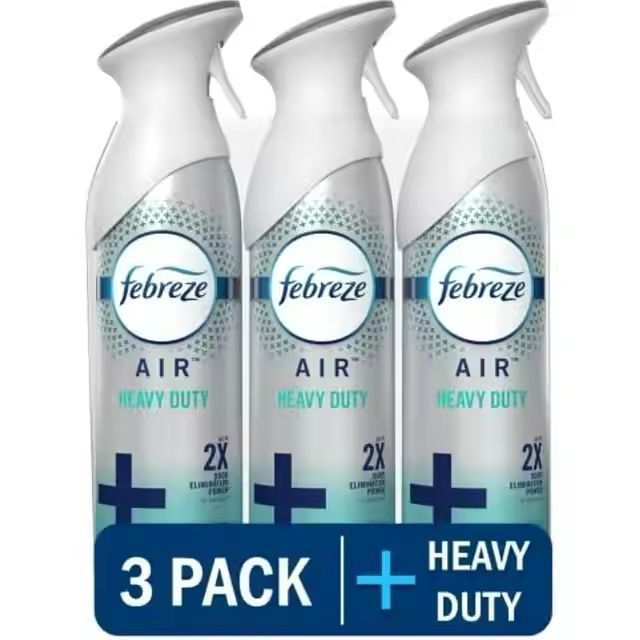 Febreze Air Freshener and Odor Eliminator Spray, Linen & Sky and Hawaiian Aloha Scents, 8.8oz (Pack of 4)