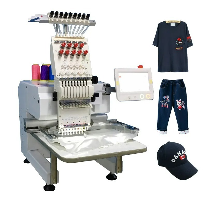 very cheap price uae portable high speed sectional quilting only chain stitch stone bead printing/embroidery machine computer