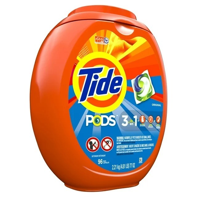 Tide PODS  Liquid Laundry Detergent Pacs Original 96 Count