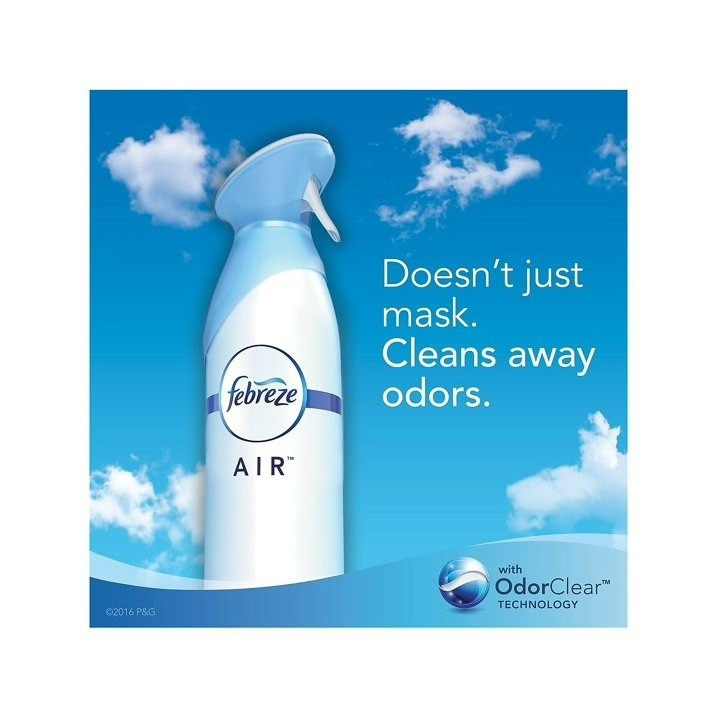 Febreze Odor-Fighting Air Freshener, with Downy Scent, April Fresh, Pack of 2, 8.8 fl oz each