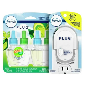 Febreze PLUG, Gain Original, Starter Kit & (2) .87 fl. oz. Refills