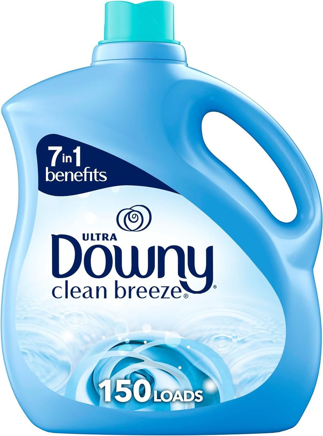 Downy Ultra Laundry Liquid Fabric Softener (Fabric Conditioner), Clean Breeze, 111 fl oz, 150 Loads