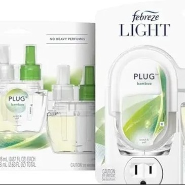 Febreze PLUG, Bamboo, Starter Kit & (4) .87 fl. oz. Refills