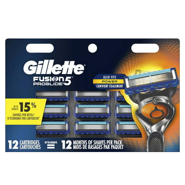 Top wholesale Gillette ProGlide Men's Razor Blades Refill Cartridges 12 count