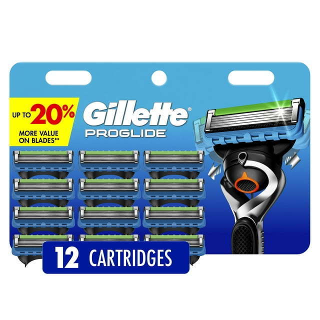 Top wholesale Gillette ProGlide Men's Razor Blades Refill Cartridges 12 count