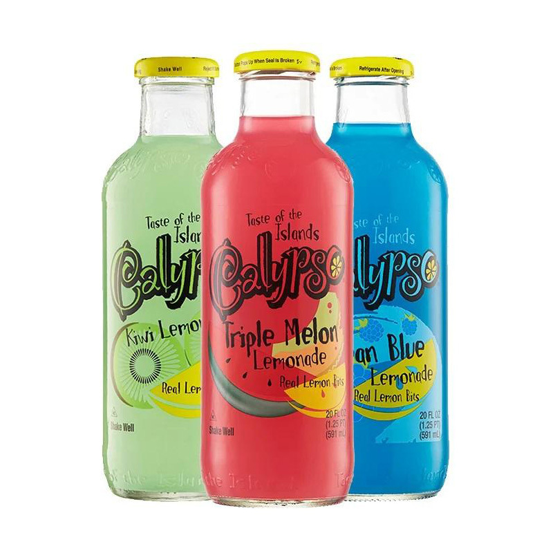 Calypso Ocean Blue Lemonade 12 Pack Soft Drink