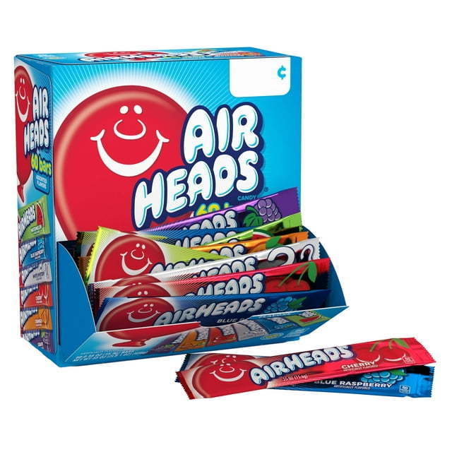 AirHeads Blue Raspberry Bar Candy 15.6g