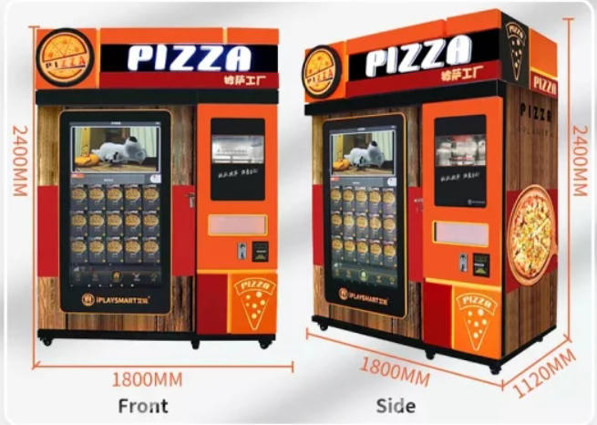 Touch Screen Vending Machine New Style Pizza Automatic Vending Machine For Sale