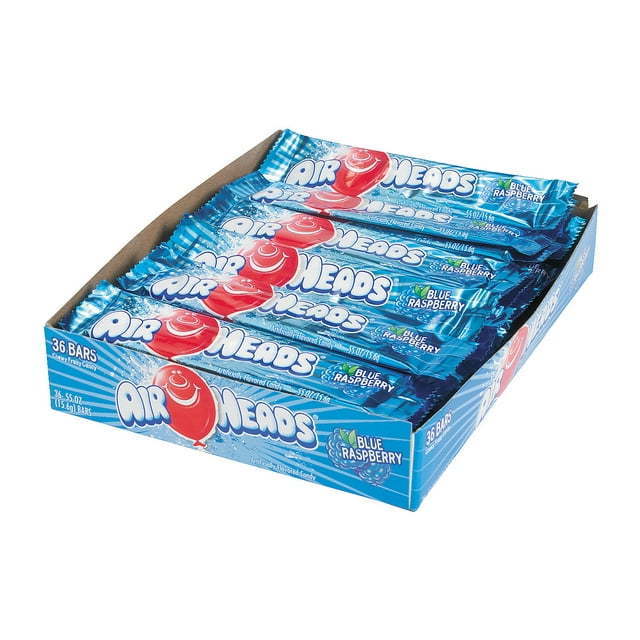 AirHeads Blue Raspberry Bar Candy 15.6g