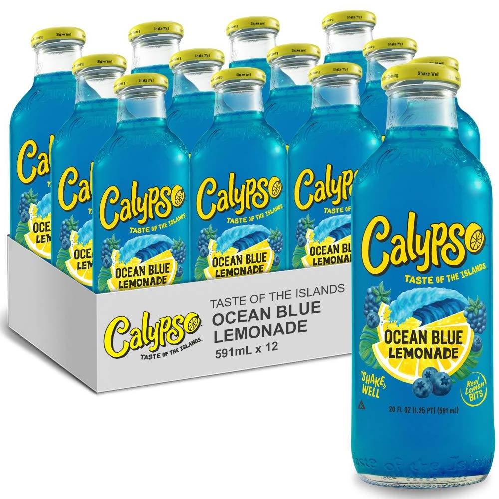 Calypso Ocean Blue Lemonade 12 Pack Soft Drink