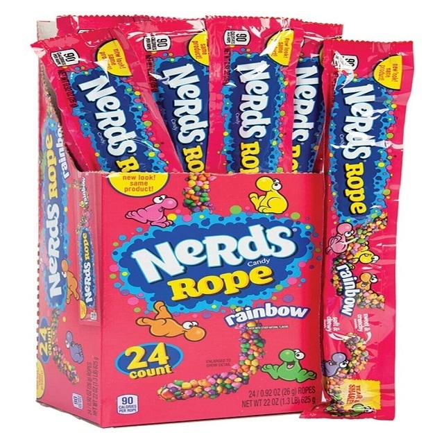 Nerds Rope Candy, Rainbow, 0.92 oz