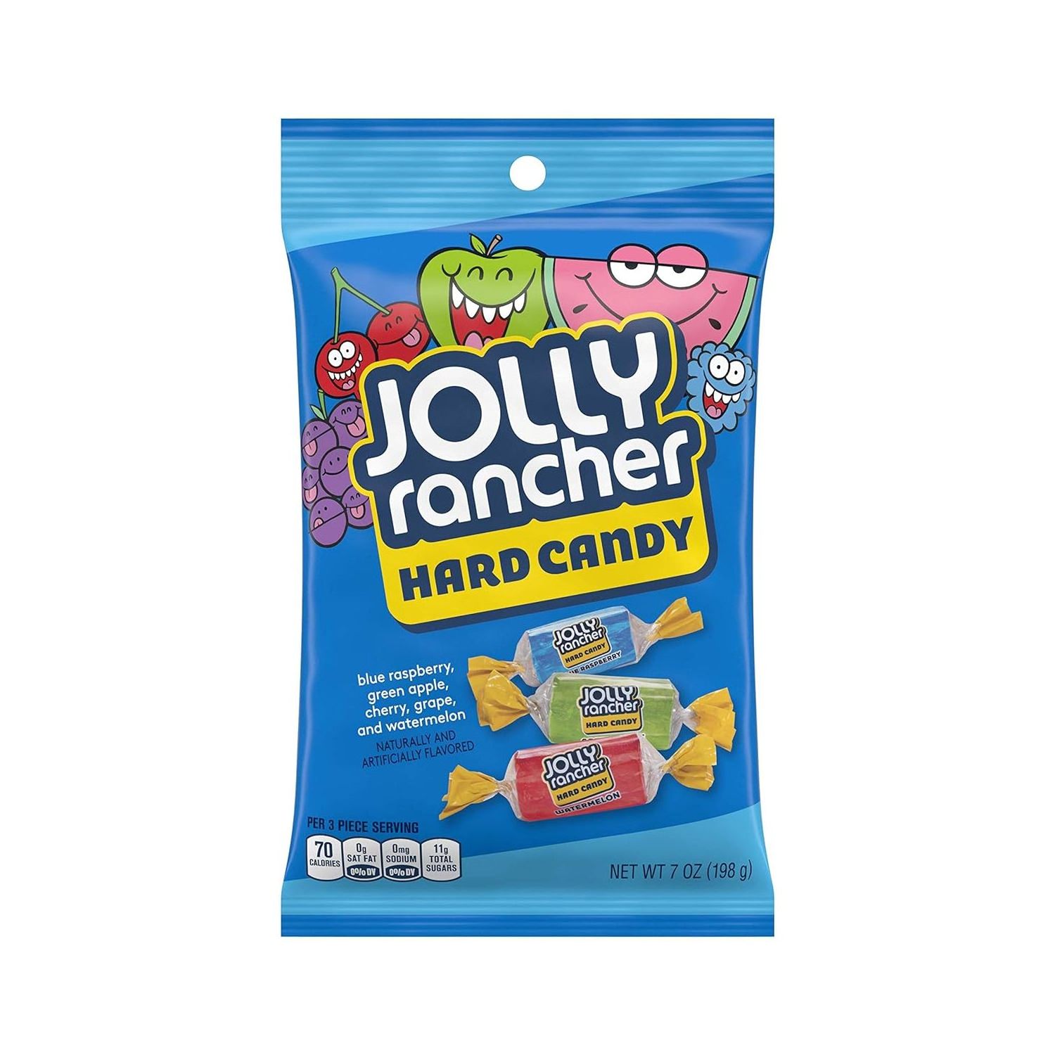 Jolly Rancher Original Fruit Flavored Hard Candy, Bag 7 oz