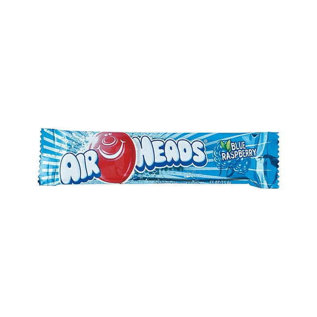 AirHeads Blue Raspberry Bar Candy 15.6g