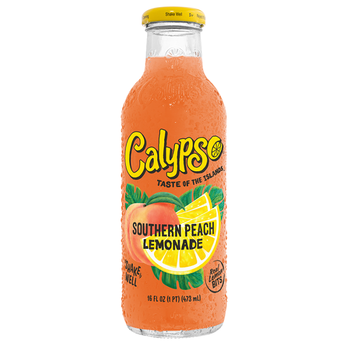 Calypso Southern Peach Lemonade Drink 473ml