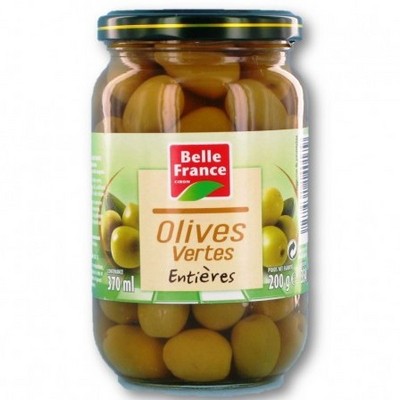 OLIVE VERTE ENTIERE-Belle France  12 X 200g