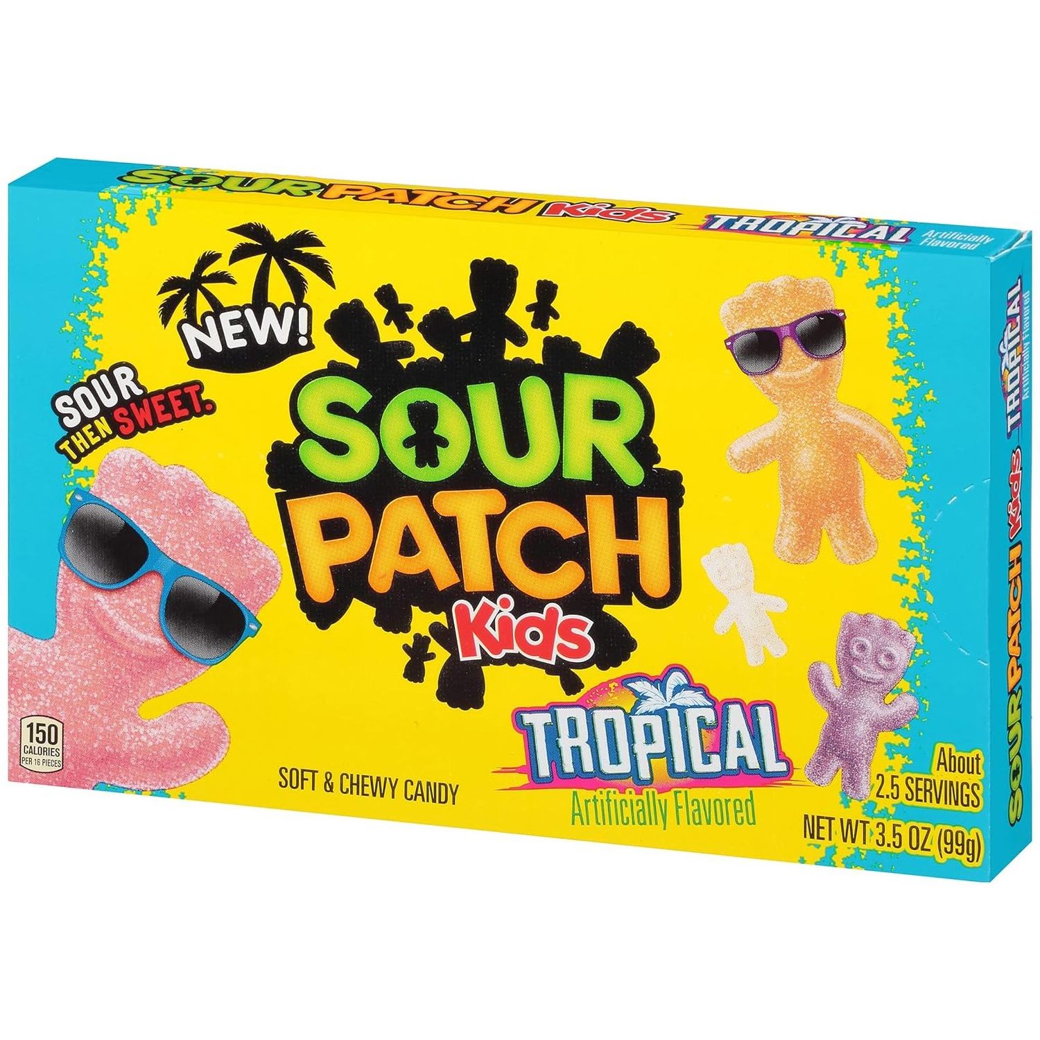 SOUR PATCH KIDS Tropical Soft & Chewy Candy 99g