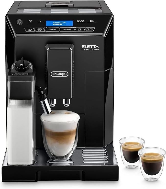 De'Longhi Eletta, Fully Automatic Bean to Cup Coffee Machine, Cappuccino and Espresso Maker, ECAM 44.660.B, 2 liters, Black