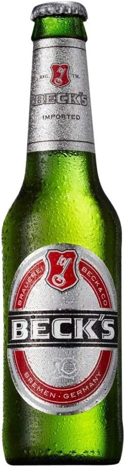 Beck's German Lager Beer Bottle, 20 x 275 ml