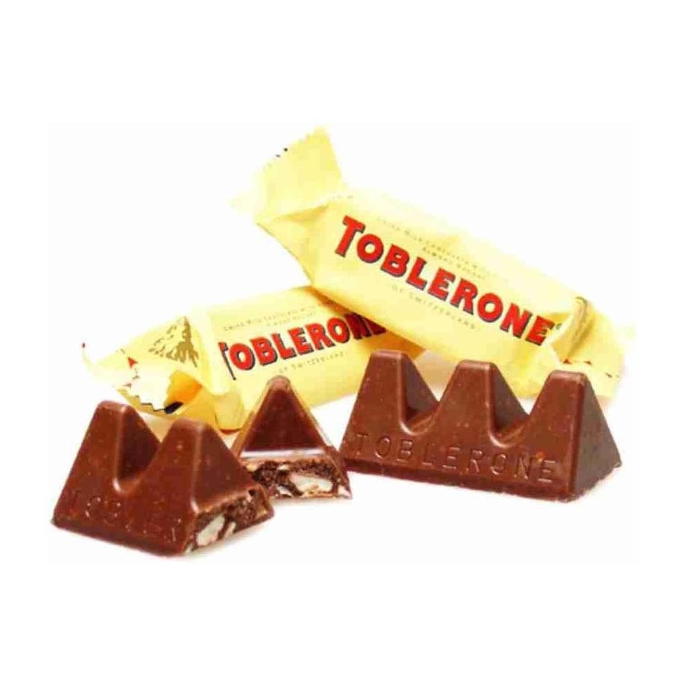 Tobleron White Chocolate 100g Pack of 4 / Tobleron Black Dark Chocolate Bundle