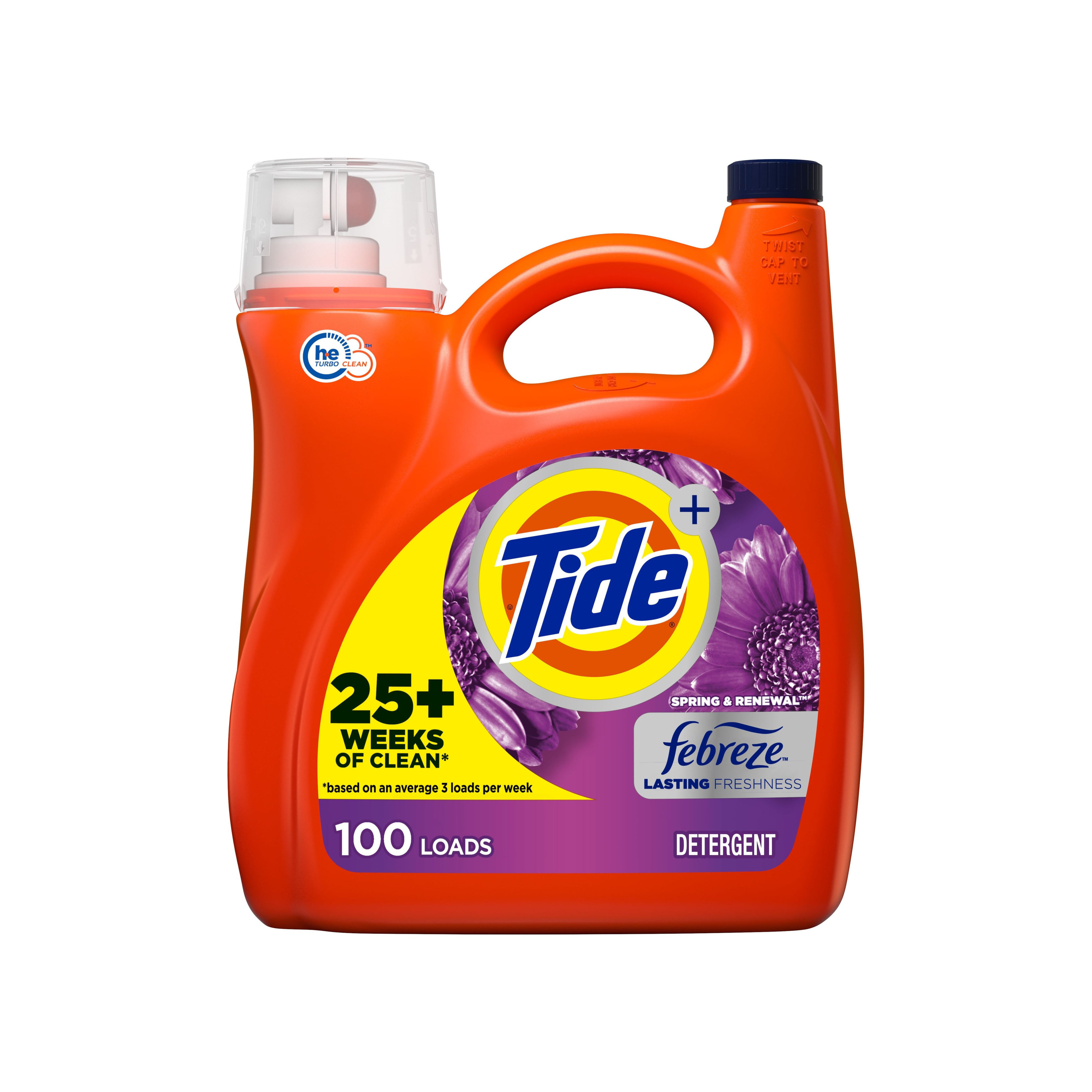 Tide Laundry Detergent Liquid Soap, High Efficiency (He), Original Scent, 64 Loads