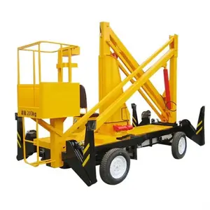 Outdoor aerial lift platform boom lift truck mounted cherry picker man lift