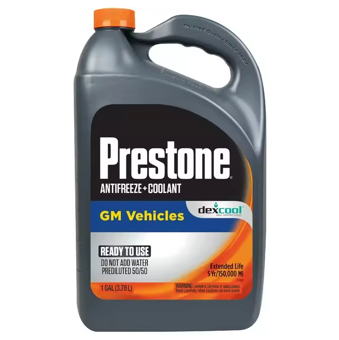 Prestone DEX-COOL Antifreeze+Coolant Extended Life Prediluted 50/50 1 Gallon