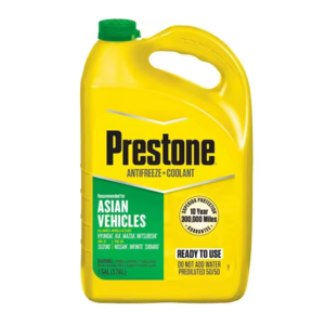 Prestone Asian Vehicles (Green) Antifreeze & Coolant 1 gallon Ready to Use Antifreeze