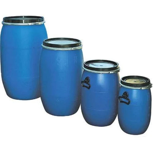 220 Liter 55 Gallon Empty Food Grade Blue Plastic Drums