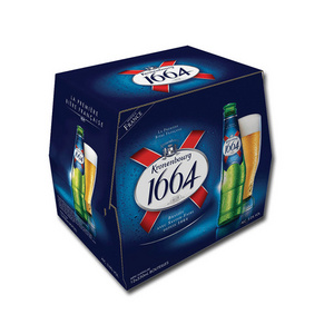 Wholesale of Kronenbourg Blanc 1664 with 24x33cl Beer in cans and in bottles