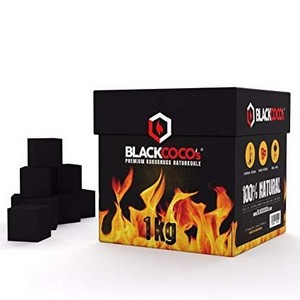 Wholesale Good Quality Black Cube Pure Natural Coconut Shell Charcoal Round Shisha Hookah Charcoal