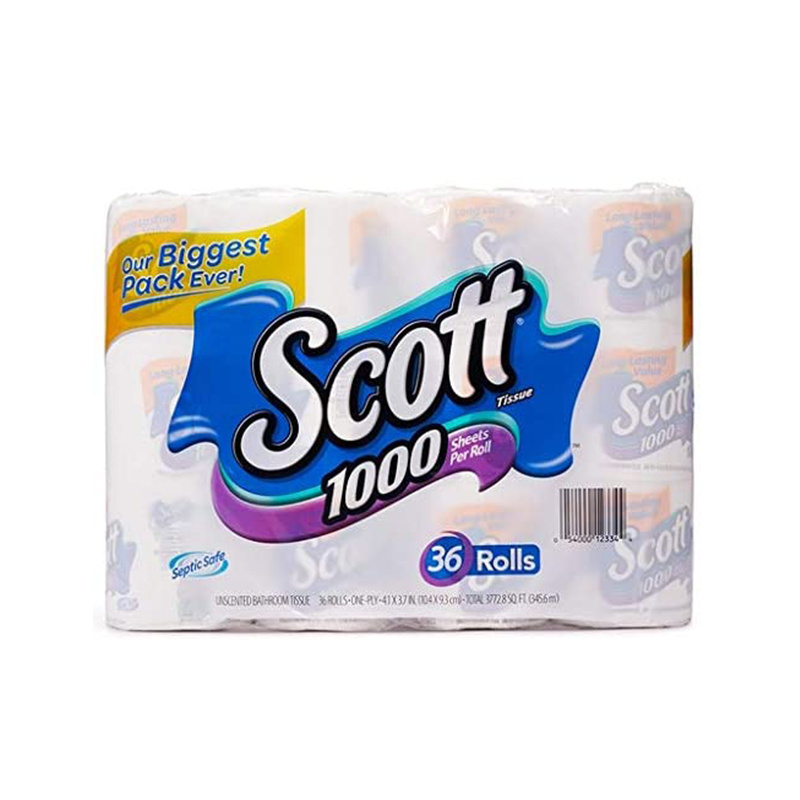 Paper higienic 500 sheet 2 ply toilet paper