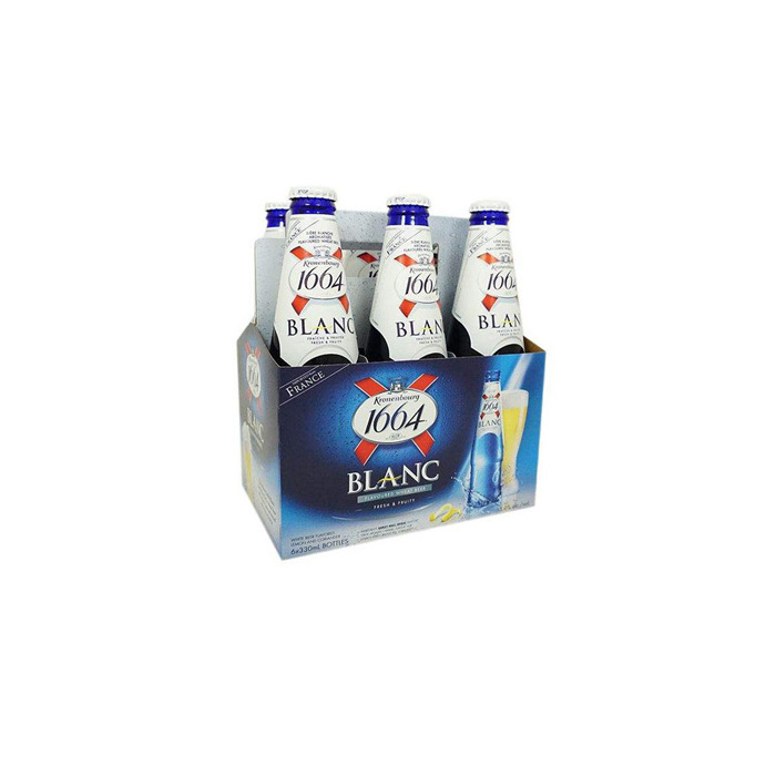 Wholesale of Kronenbourg Blanc 1664 with 24x33cl Beer in cans and in bottles