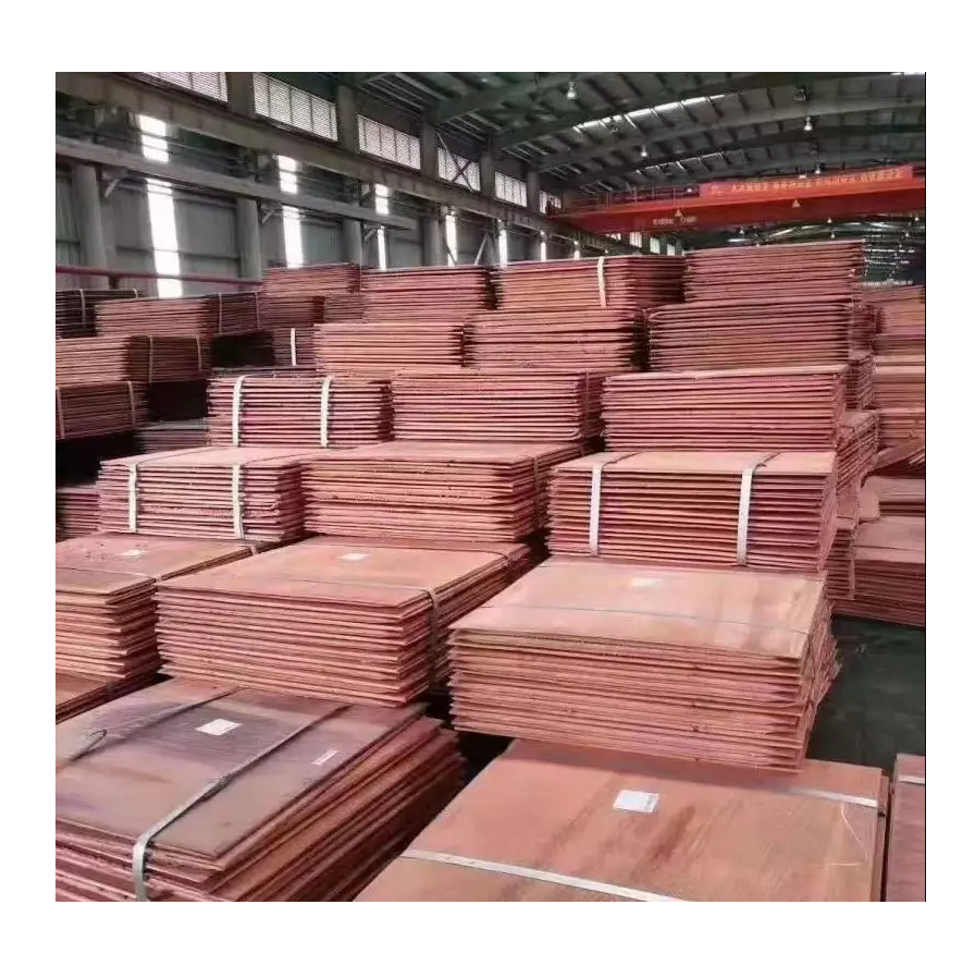 Best Quality Low Price Bulk Stock Available Of 3mm 5mm 12mm thickness Pure 99.99% Copper Cathodes T2 4x8 copper Plate sheets