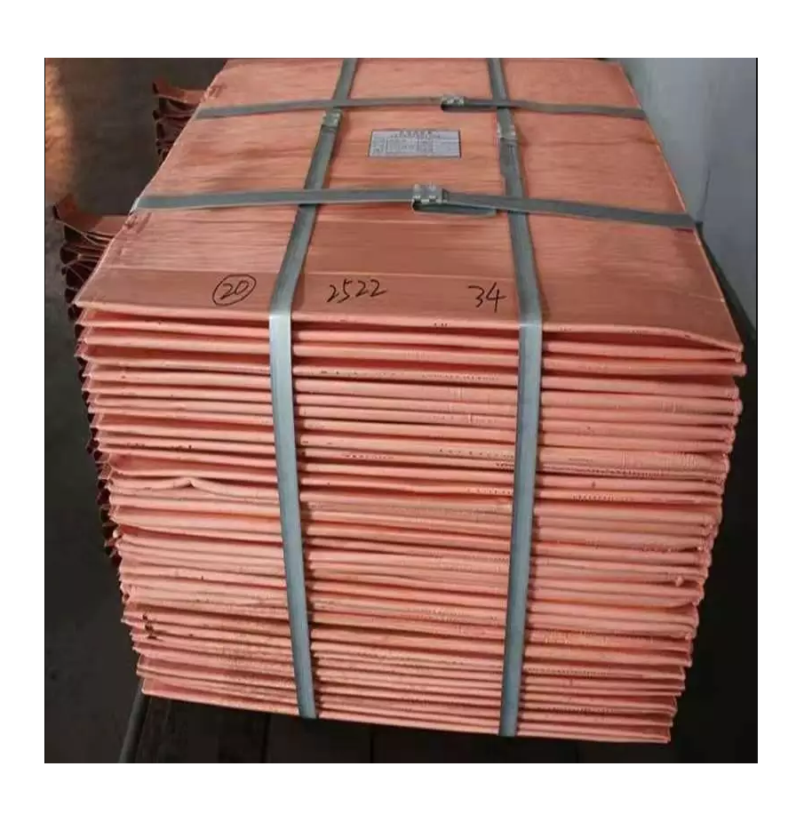 Best Quality Low Price Bulk Stock Available Of 3mm 5mm 12mm thickness Pure 99.99% Copper Cathodes T2 4x8 copper Plate sheets