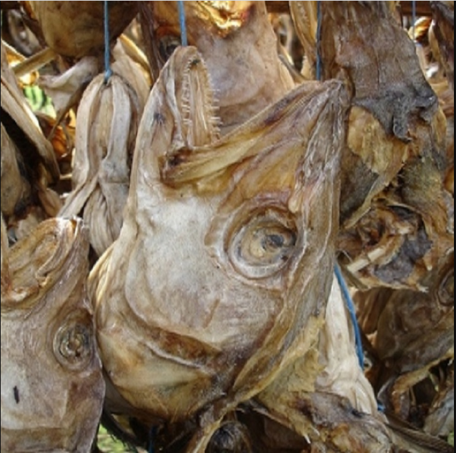 Dry Stock Fish / Dry Stock Fish Head / dried salted cod Dry Stockfish for sale from Germany