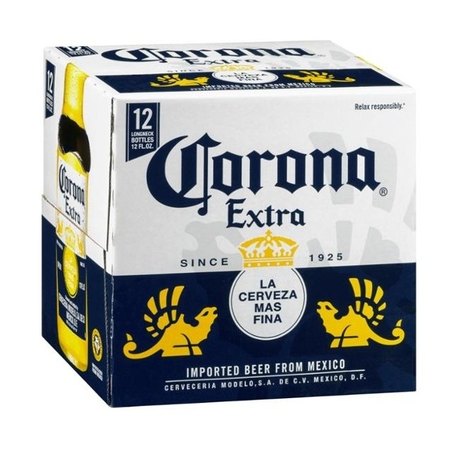 Corona Extra Beer 355ml Bottle and Can