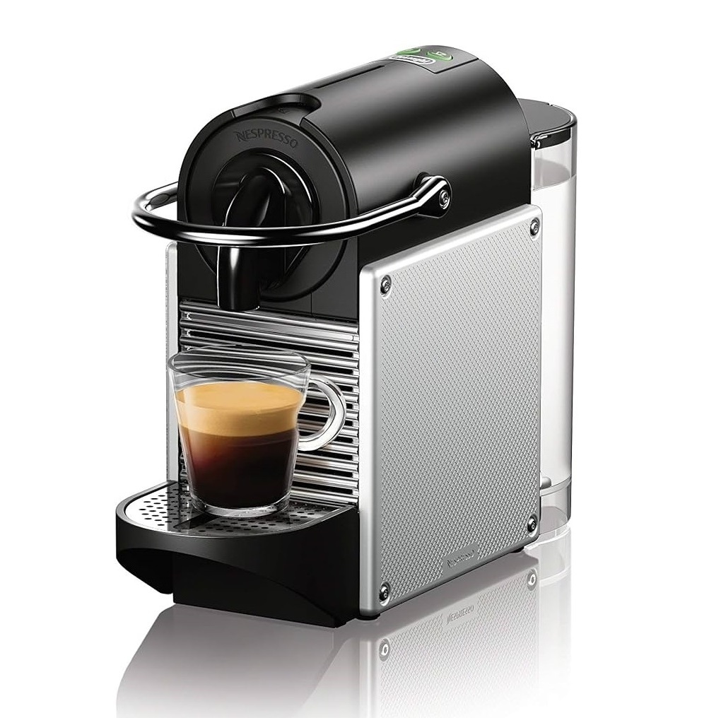 Nespresso Pixie Espresso Machine 1100ml, Aluminum,Silver