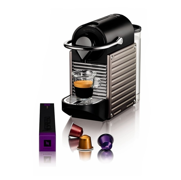 Nespresso Pixie Espresso Machine 1100ml, Aluminum,Silver