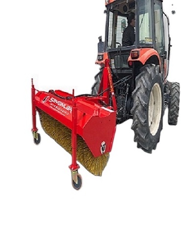 fairly used and bran new Tractor Road Sweeper Durable Brush Street Sweeper for sale