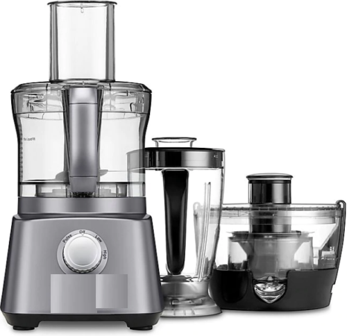 800W 13 in 1 Multifunction Food Processor with unique drawer design