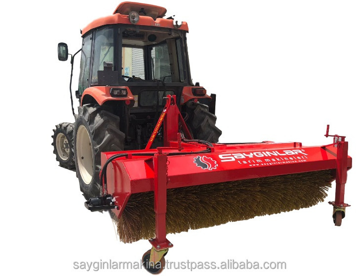 fairly used and bran new Tractor Road Sweeper Durable Brush Street Sweeper for sale